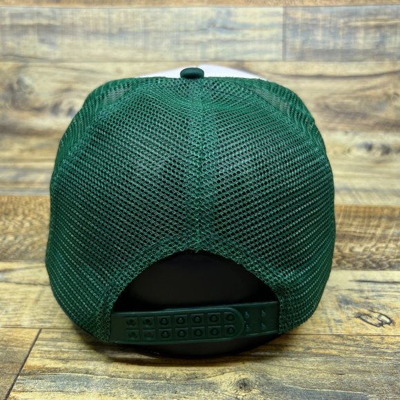 John Deere Mens Trucker Hat Green Snapback Tractor Farming Original Logo Cap - Picture 5 of 8